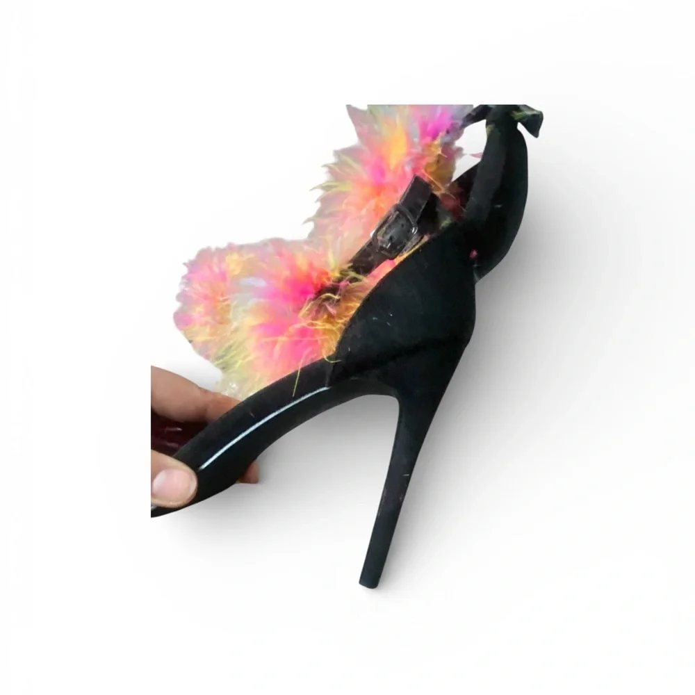 REAL FEATHER heels